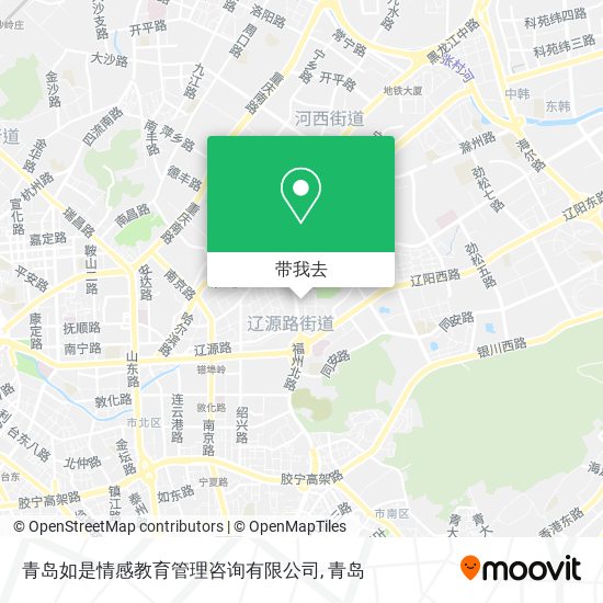 青岛如是情感教育管理咨询有限公司地图