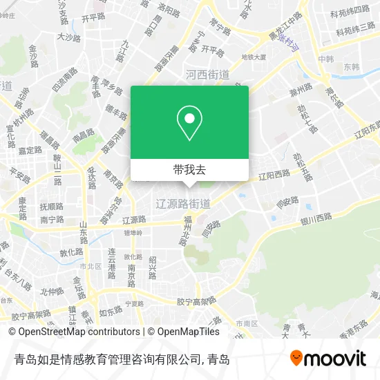 青岛如是情感教育管理咨询有限公司地图