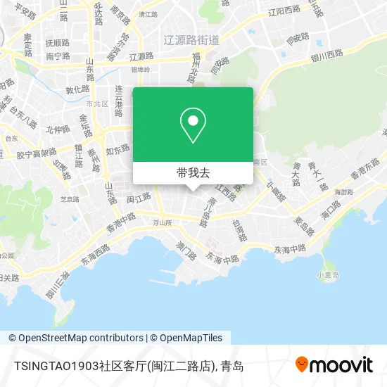 TSINGTAO1903社区客厅(闽江二路店)地图