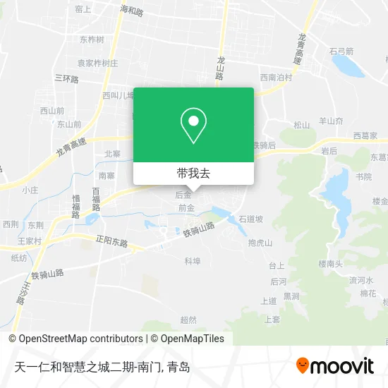 天一仁和智慧之城二期-南门地图