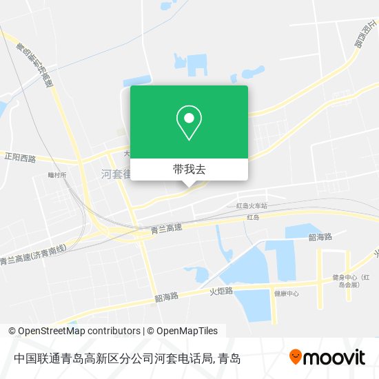 中国联通青岛高新区分公司河套电话局地图