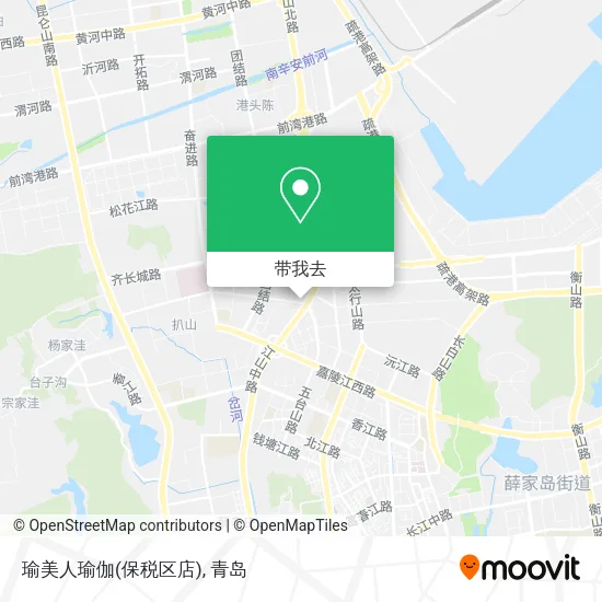 瑜美人瑜伽(保税区店)地图