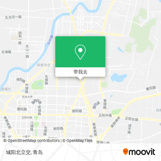 城阳北立交地图