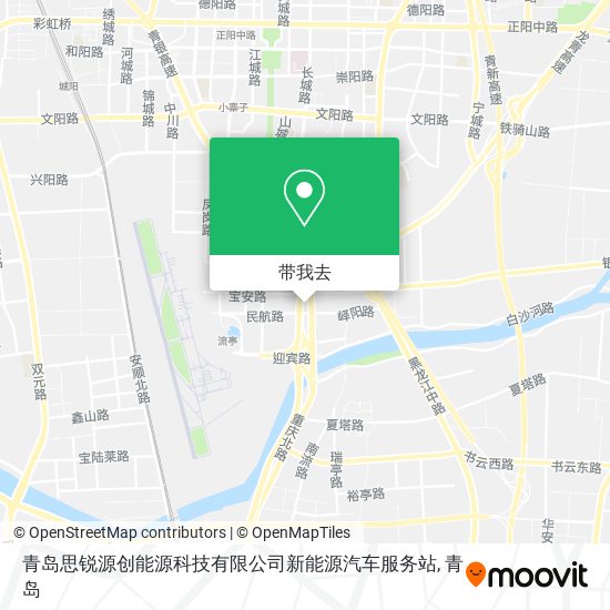 青岛思锐源创能源科技有限公司新能源汽车服务站地图
