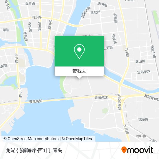 龙湖·滟澜海岸-西1门地图