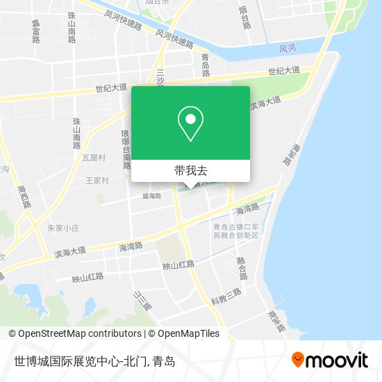 世博城国际展览中心-北门地图