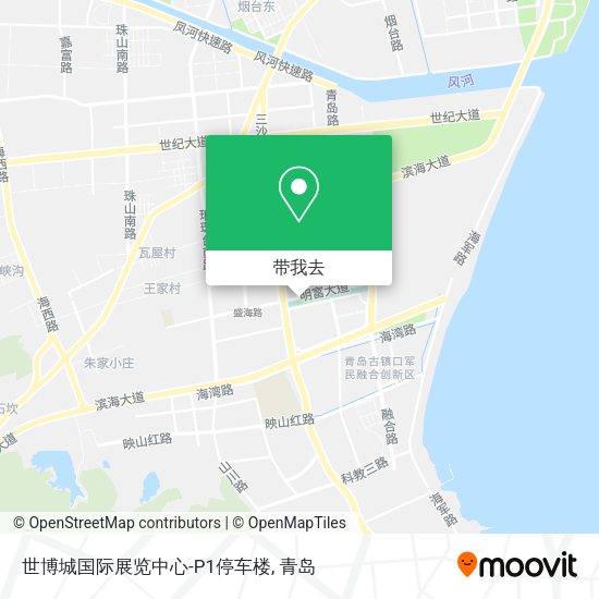 世博城国际展览中心-P1停车楼地图