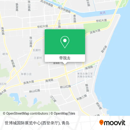 世博城国际展览中心(西登录厅)地图