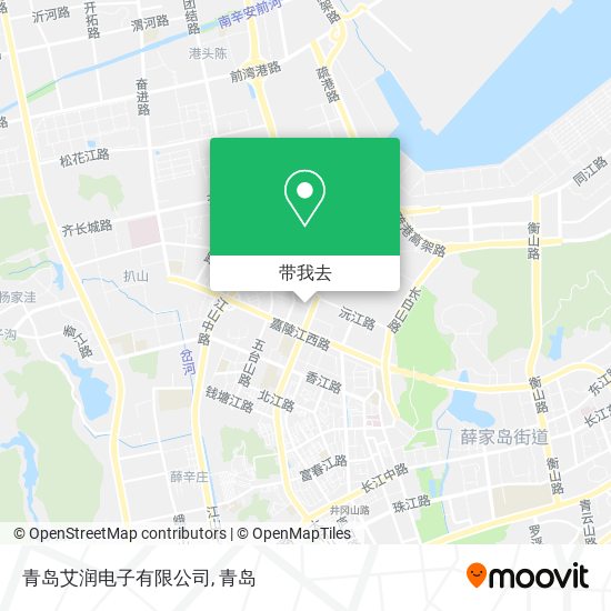 青岛艾润电子有限公司地图