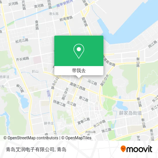 青岛艾润电子有限公司地图