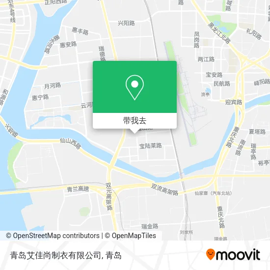 青岛艾佳尚制衣有限公司地图