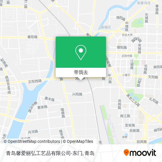 青岛馨爱丽弘工艺品有限公司-东门地图