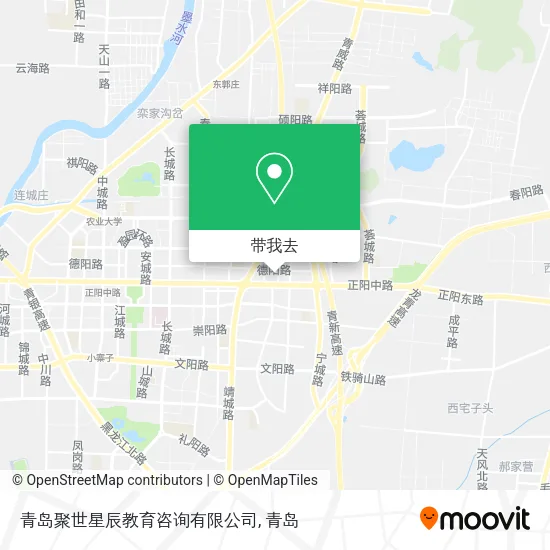 青岛聚世星辰教育咨询有限公司地图