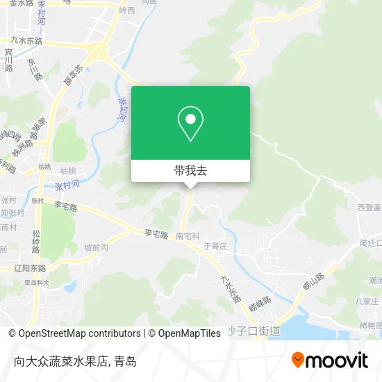 向大众蔬菜水果店地图