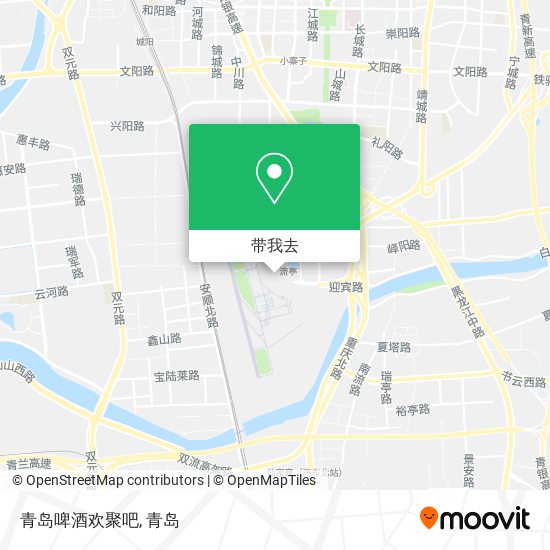 青岛啤酒欢聚吧地图