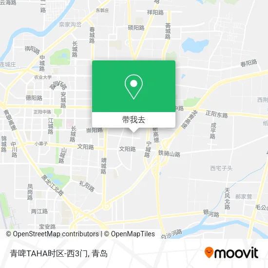 青啤TAHA时区-西3门地图