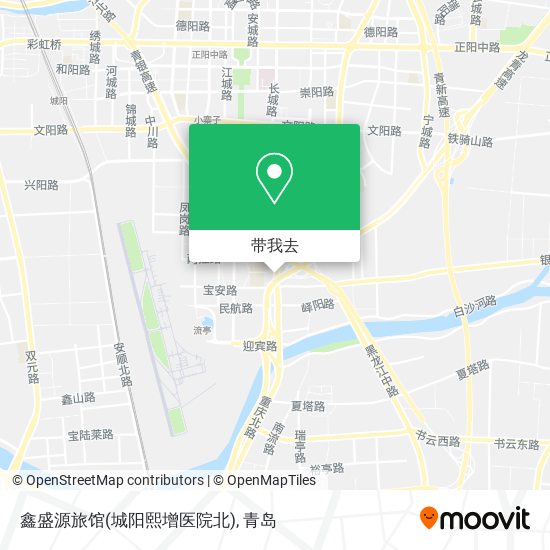 鑫盛源旅馆(城阳熙增医院北)地图