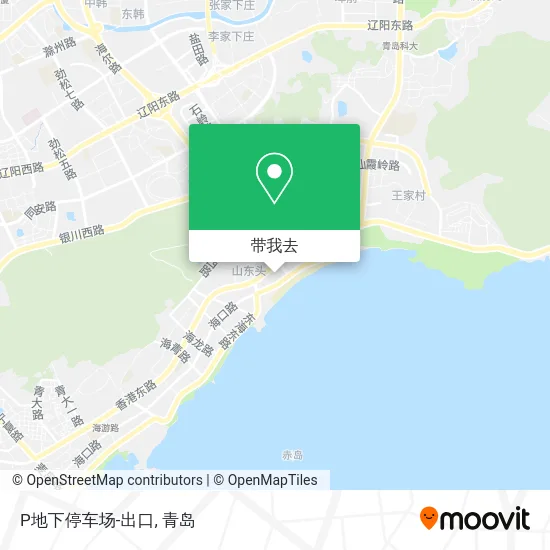 P地下停车场-出口地图