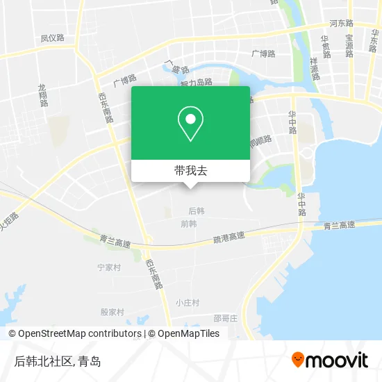 后韩北社区地图