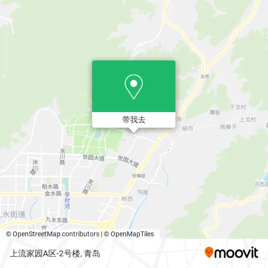 上流家园A区-2号楼地图