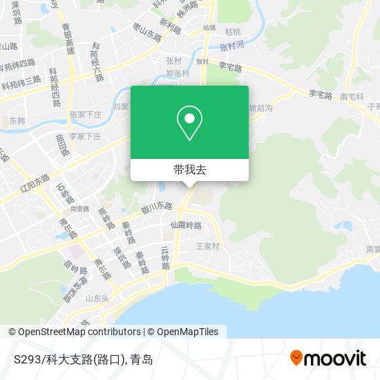 S293/科大支路(路口)地图