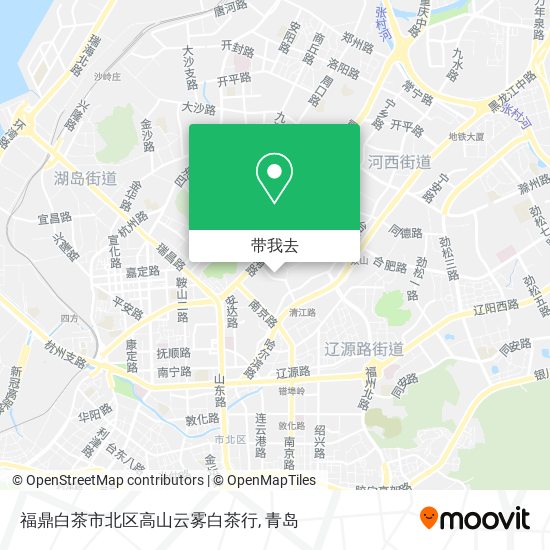 福鼎白茶市北区高山云雾白茶行地图