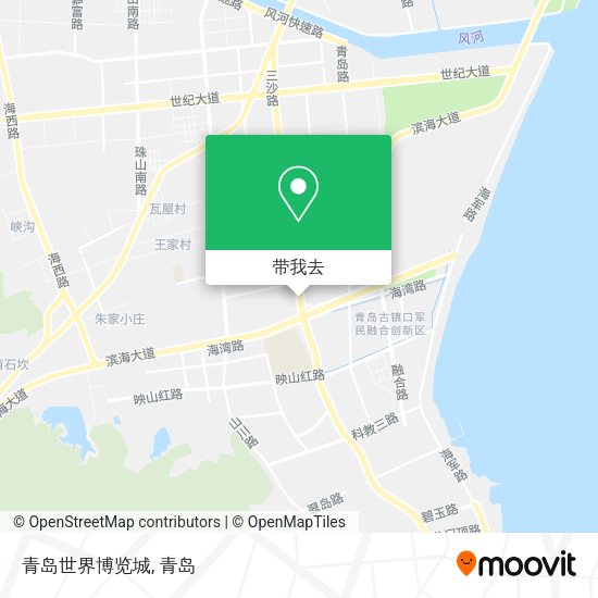 青岛世界博览城地图