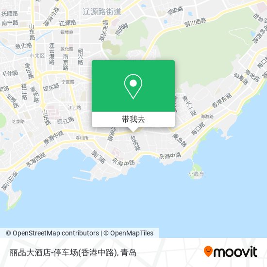 丽晶大酒店-停车场(香港中路)地图