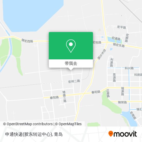 申通快递(胶东转运中心)地图