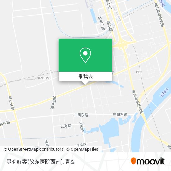 昆仑好客(胶东医院西南)地图