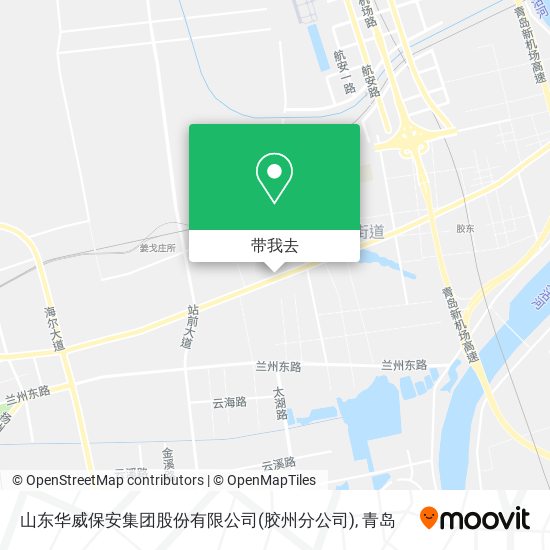 山东华威保安集团股份有限公司(胶州分公司)地图