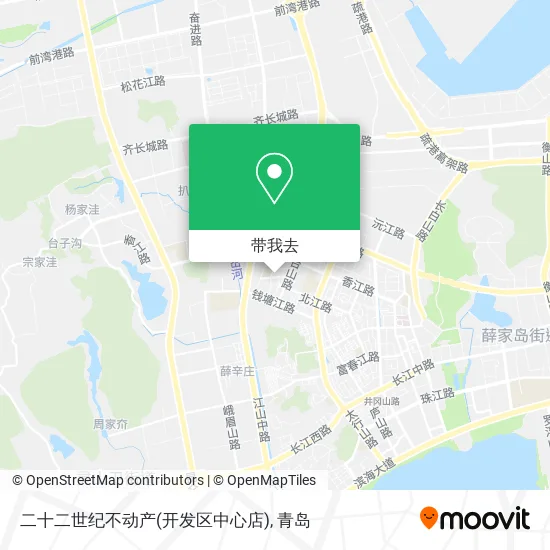 二十二世纪不动产(开发区中心店)地图