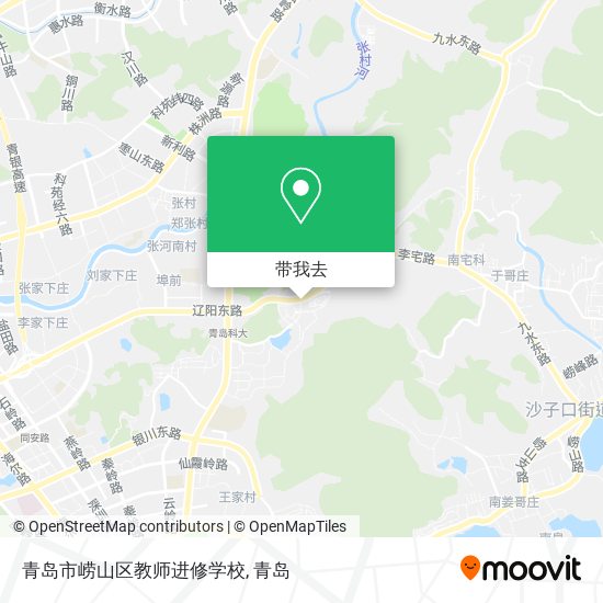 青岛市崂山区教师进修学校地图
