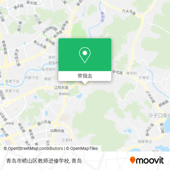 青岛市崂山区教师进修学校地图
