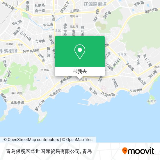 青岛保税区华世国际贸易有限公司地图