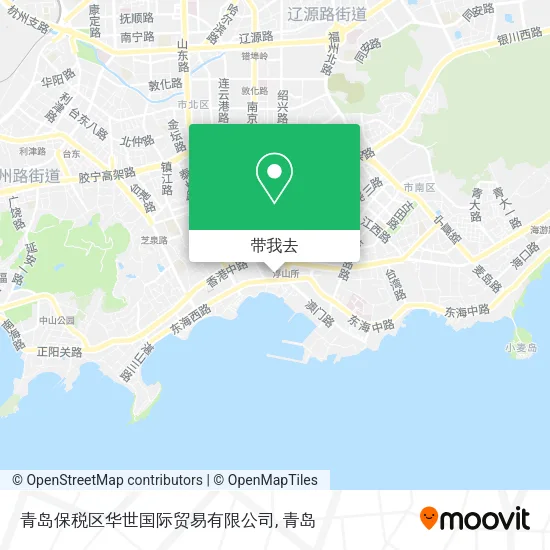 青岛保税区华世国际贸易有限公司地图