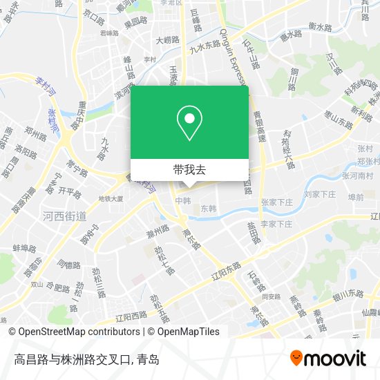 高昌路与株洲路交叉口地图