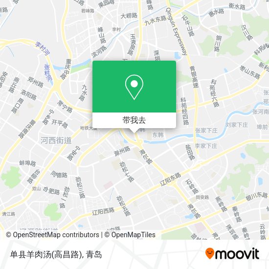 单县羊肉汤(高昌路)地图