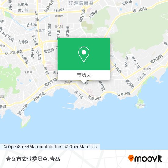 青岛市农业委员会地图