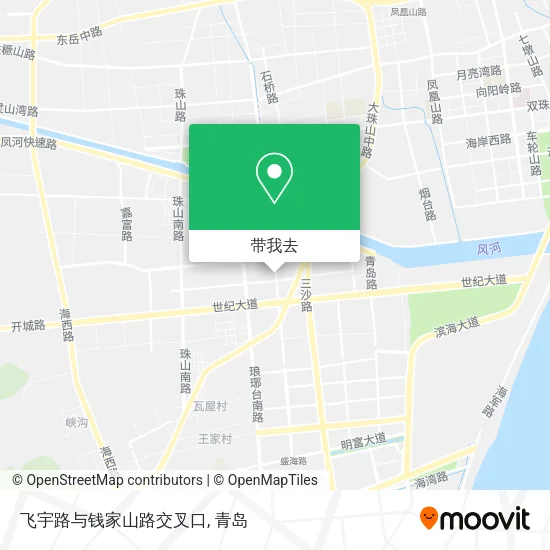 飞宇路与钱家山路交叉口地图