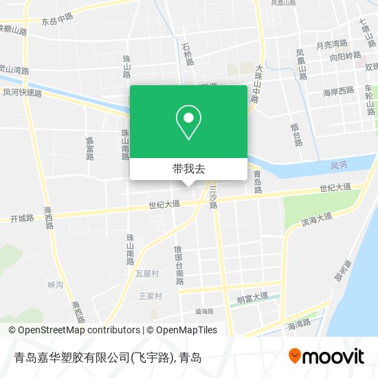 青岛嘉华塑胶有限公司(飞宇路)地图