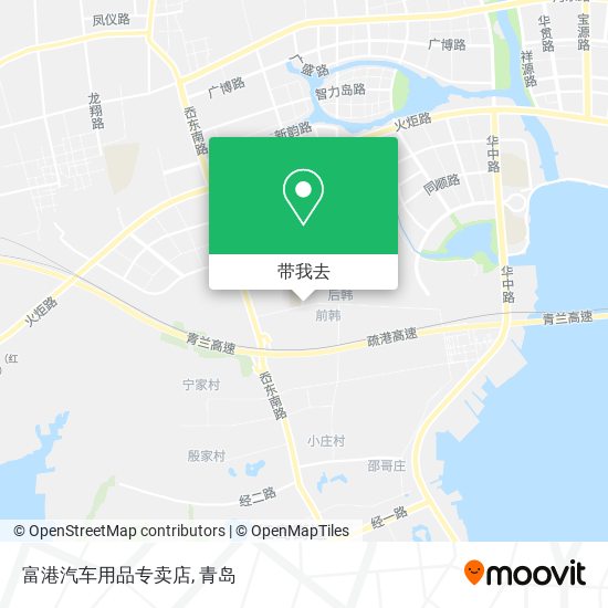 富港汽车用品专卖店地图