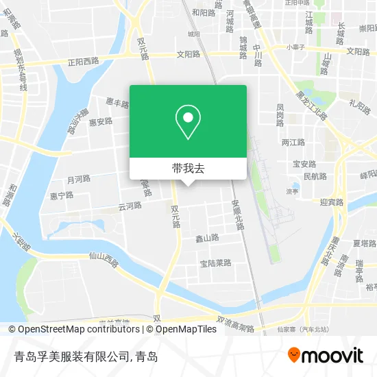 青岛孚美服装有限公司地图