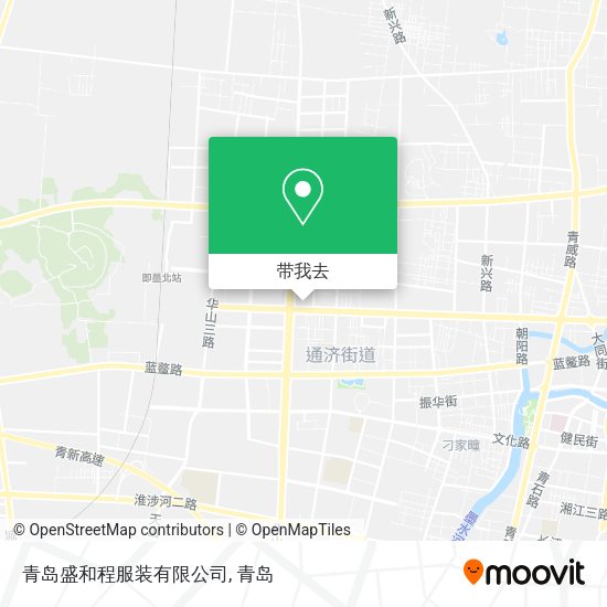 青岛盛和程服装有限公司地图