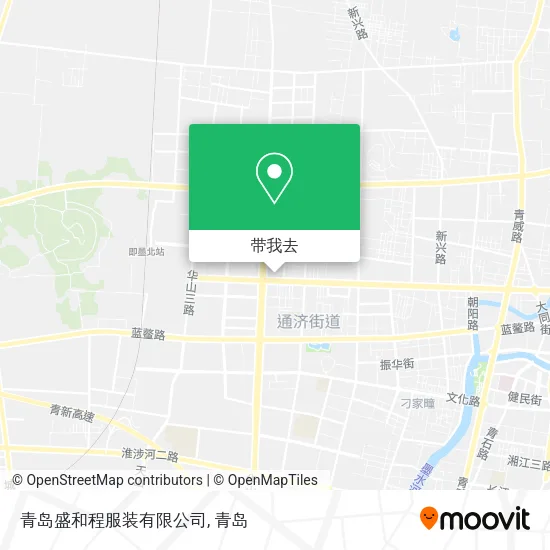 青岛盛和程服装有限公司地图