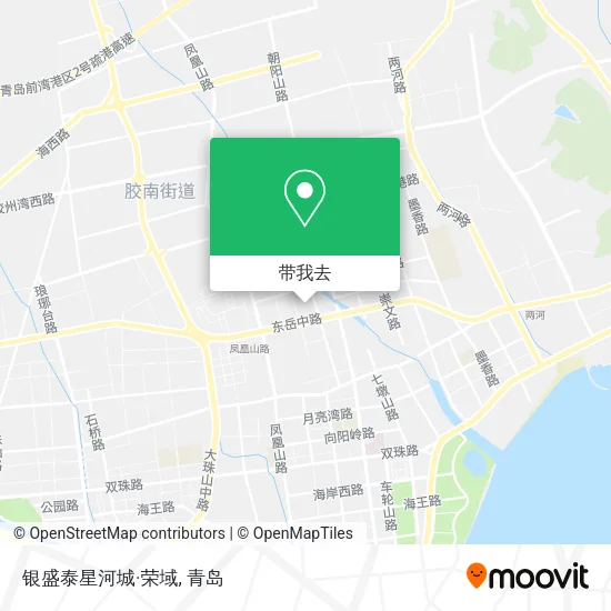 银盛泰星河城·荣域地图