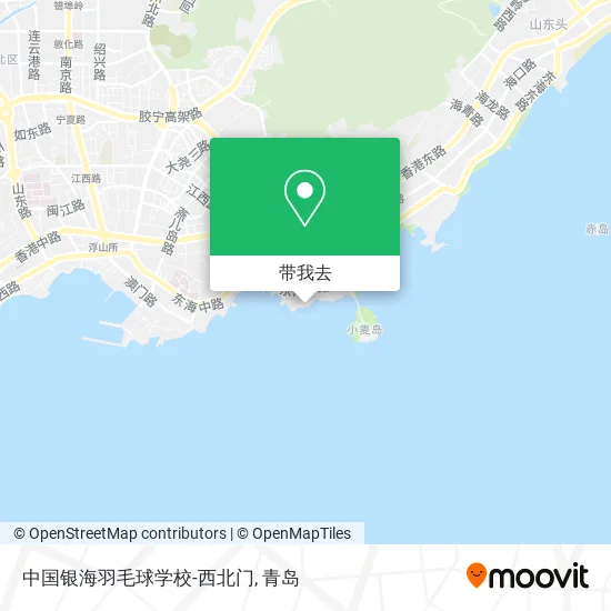 中国银海羽毛球学校-西北门地图