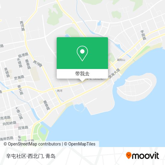辛屯社区-西北门地图