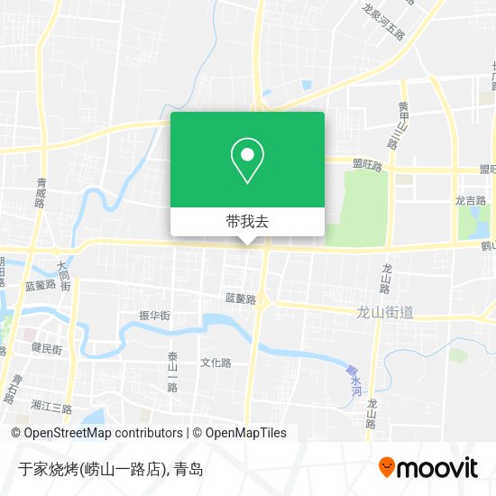 于家烧烤(崂山一路店)地图