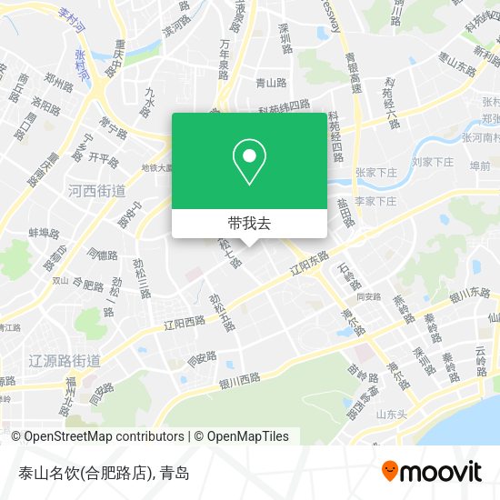泰山名饮(合肥路店)地图
